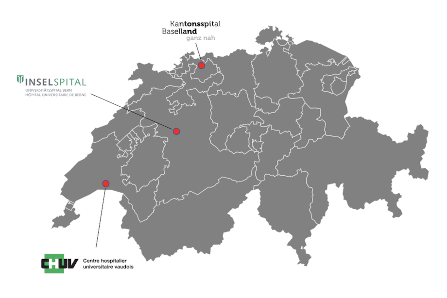 Carte géographique de la Suisse